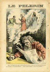 Illustration of Achille Lemot (1846-1909) in Le Pelerin by Achille Lemot