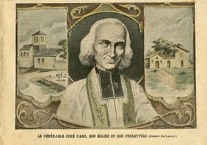The Venerable Cure of Ars, His Church and Presbytery by Achille Lemot
