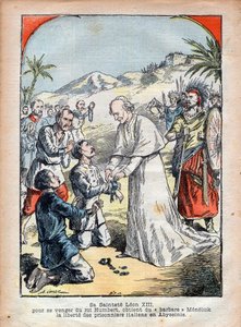 Pope Leon XIII (Vincenzo Giocchino Pecci) by Achille Lemot