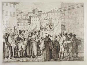 Marionette Show in Rome by Achille Pinelli