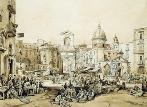 Porta Capuana in Naples, by Achille Vianelli by Achille Vianelli