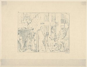 Free Black People in the North from Confederate War Etchings by Adalbert John Volck
