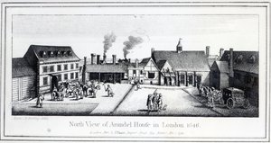 North View of Arundel House in London