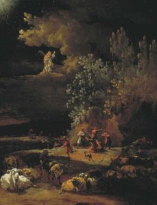 The Annunciation to the Shepherds by Adam Colonia