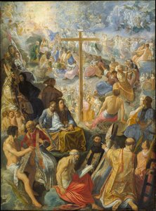 The Frankfurt Altarpiece of the Exaltation of the True Cross by Adam Elsheimer