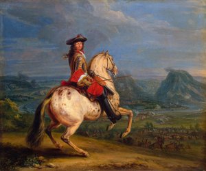 Louis XIV at the Taking of Besançon by Adam Frans Meulen van der