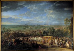 Entry of King Louis XIV and Queen Marie Therese on July 30, 1667 in Arras