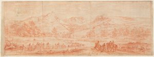 French Troops before Salins and the Surrounding Hills
