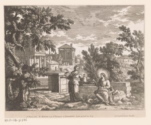 Christ and the Samaritan Woman by Adam Perelle