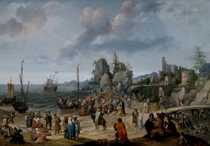 The Miracle on the Beach of Gennesaret by Adam Willaerts