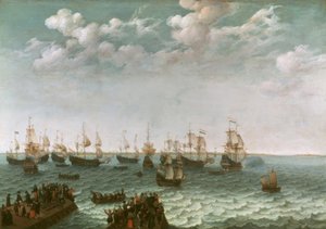 Departure of a War Fleet by Adam Willarts