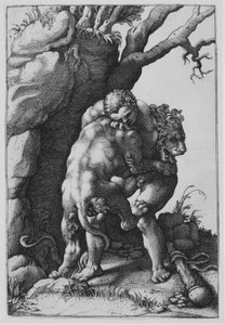 Hercules and the Nemean Lion