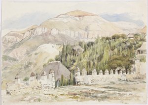 Church Enclosure, Metztitlán, Hidalgo, Mexico by Adela Breton