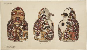 Nazca Pot, Painted Pottery Vessel