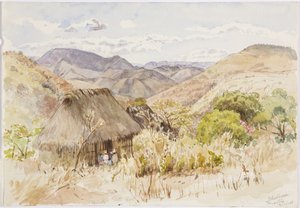 School house at Tenantla, Mexico by Adela Breton
