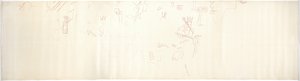 Tracing of a Wall Painting from East Wall, Upper Temple of the Jaguars Chichen Itza, Mexico by Adela Breton