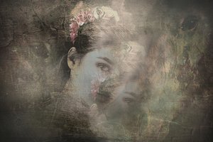Ethereal Floral Gaze