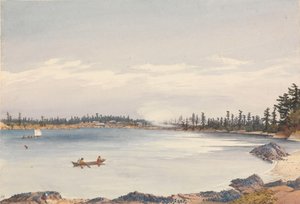 Victoria Settlement, Vancouver Island, August 13th 1851 by Admiral Sir Edward Gennys Fanshawe