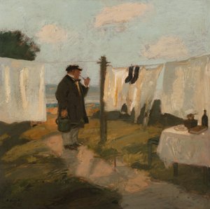 The Wash Meadow by Adolf Hengeler
