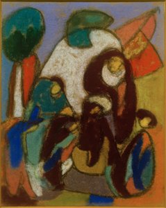 Group of Figures by Adolf Holzel