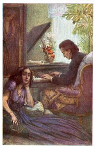 Musician and Composer, Frederic Chopin, with George Sand