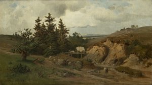 Landscape with a Wooden Bridge