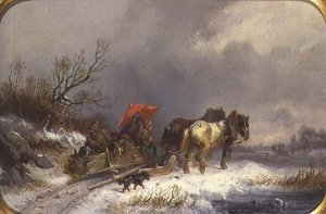 A Sledge in Winter
