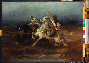 The Night Raid by Adolf Schreyer