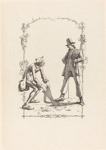 Peter Schlemihl Sells His Shadow by Adolf Schrodter