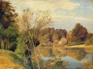At the Mill by Adolf Vollmer