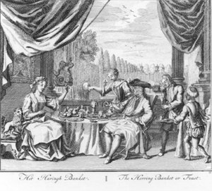 “The Herring Banquet” (No. 13 from the Herring Fishing Series) by Adolf van der Laan