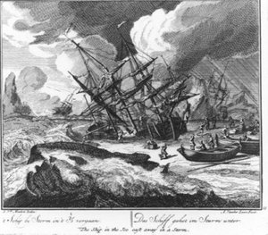 The Ship Perished in the Ice Storm (No.13 from the Whaling Series)