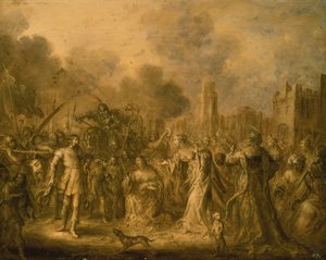 Triumph of David by Adolf van der Venne