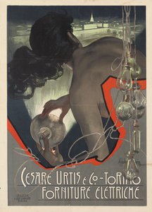 Advertising Poster for Cesare Urtis & Co., 1889