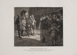 The Peasant Judgment 1517 by Johan Adolph Kittendorff
