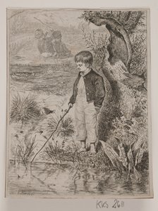 A Boy Fishing