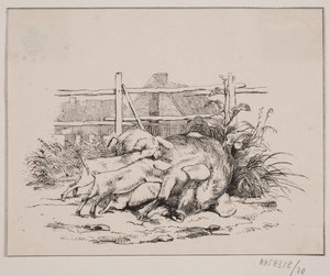 The Pigs by Johan Adolph Kittendorff