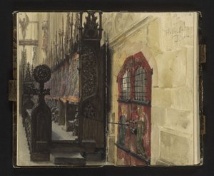 View of the Choir Stalls in Halberstadt Cathedral