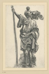 Christophorus by the Freiberg Apostle Master in Dresden by Adolph Menzel