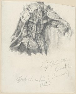 English Ministerial Robe from the Portrait of Lord Bute by Adolph Menzel