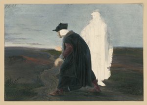 Faust and Wagner by Adolph Menzel