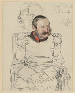 Lieutenant General von Kumowski, Portrait Study for 