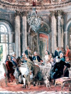 Reunion at the Mansion by Adolph Menzel
