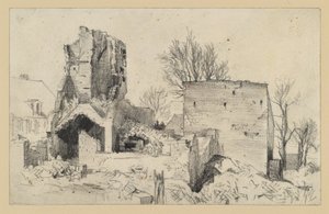 Ruins of a House by Adolph Menzel