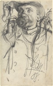 Studies of a Man Drinking