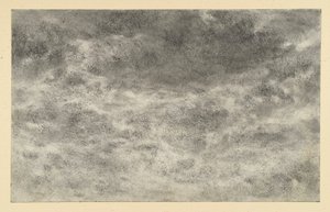 Cloud Study by Adolph Menzel