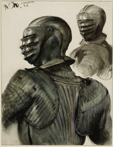 Two Suits of Armour by Adolph Menzel