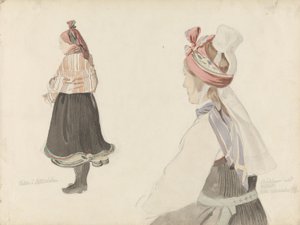Costume Studies, Valle in Setesdal by Adolph Tidemand