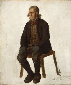 Portrait of Asle Hermandsøn from Hallingdal by Adolph Tidemand