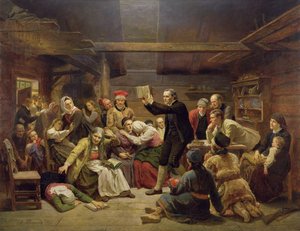 The Fanatics by Adolph Tidemand